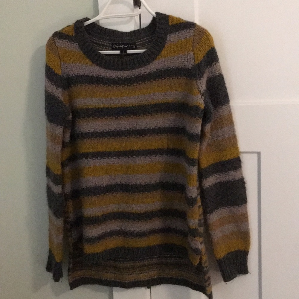 Elizabeth and James slouchy striped sweater